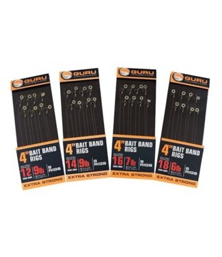 Guru 4" Bait Band Rigs (8 rigs)
