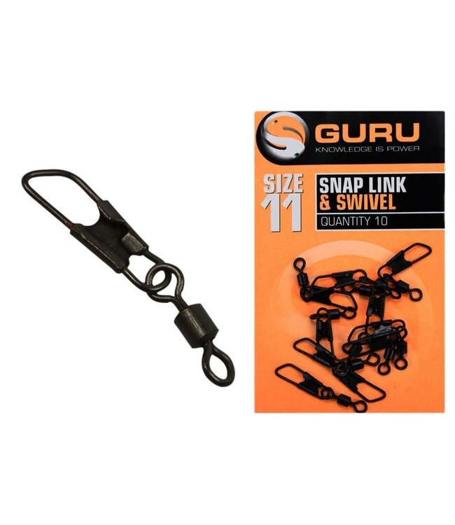 Guru Snap Link & Swivel n°11 (10 Stück)