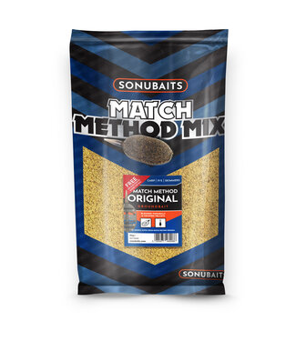 Sonubaits Match Method Mix Original 2kg – Method Feeder Lokvoer voor Commercials