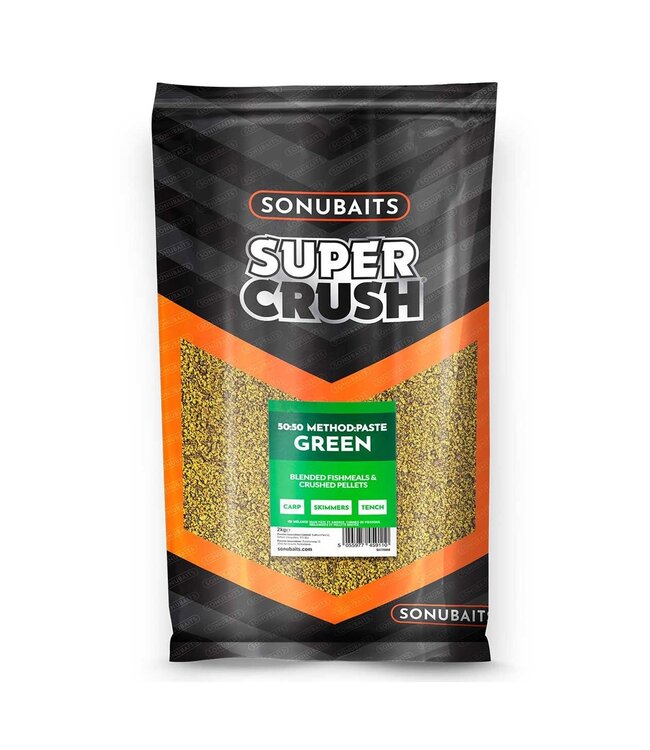 Sonubaits Super Crush 50/50 Method Paste Green Groundbait