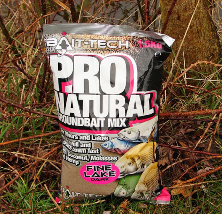 BaitTech Pro Natural Fine Lake Dark 1.5kilo Reniers Fishing