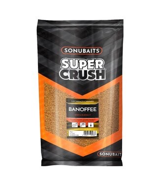 Sonubaits Super Crush Banoffee Groundbait 2kg – Amorce Fishmeal Sucrée pour Brèmes, Carpes et F1