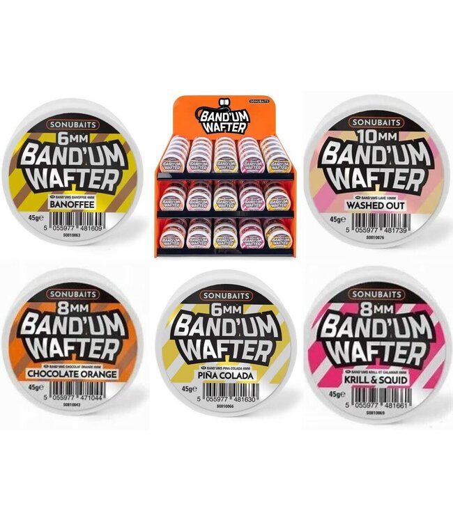Sonubaits Band'um Wafters 8mm – Critically Balanced Haakaas voor Karper, Brasem, Skimmers en F1 op Method Feeder en Pellet Waggler