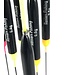 Reniers Fishing Dobber RF N19 – Handgemaakte Slanke Balsa Dobber met Springoog, 1.5 mm Holle Antenne en Lange Carbon Onderantenne voor Vijver