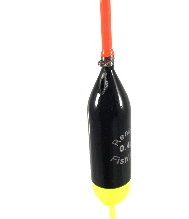 Reniers Fishing Pose RF N1 – Handgefertigte Inline-Pose mit 1,2 mm Hohlantenne und Carbon-Unterantenne für die Uferangelei mit Maden und Pellets