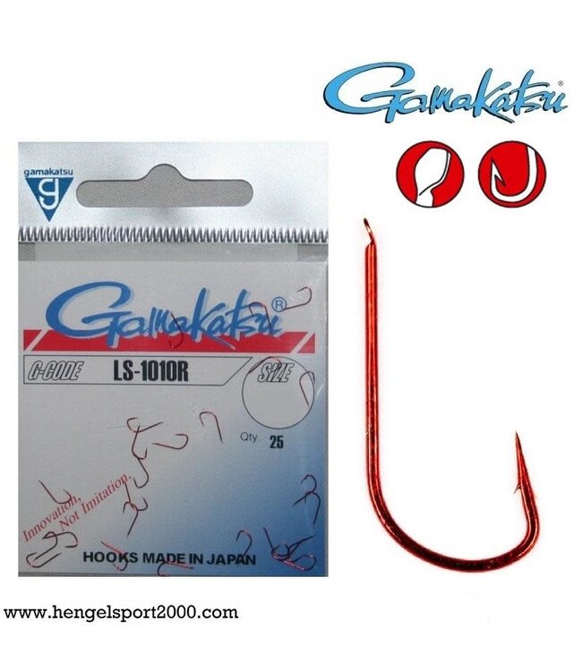 Gamakatsu LS 1010R (25 pcs) Red