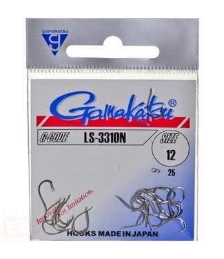 Gamakatsu l'Hameçons LS 3310N (25 pcs) Nickel