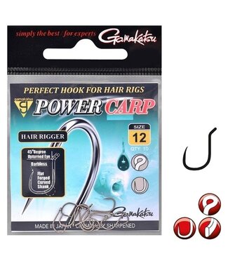 Gamakatsu G Power Carp Hair Rigger Barbless (10 pcs)