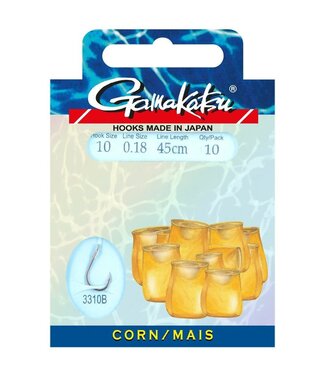 Gamakatsu Onderlijnen Mais Haak 3310B - 45 cm (10 pcs)