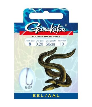 Gamakatsu Bas Ligne anguille 5013F - 60cm (10 pcs)