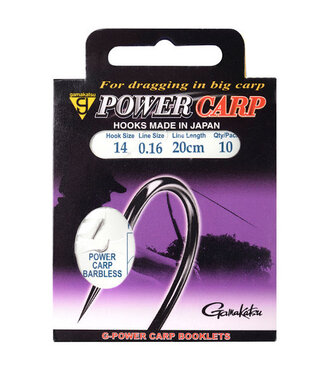 Gamakatsu Bas Ligne 20cm  Carp Sans Ardillon (10 pcs)