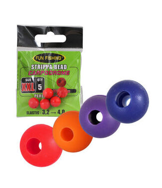 Fun Fishing Perle Strippa 5 stuks – Strippa Parels voor Elastiekspanning in Topsets