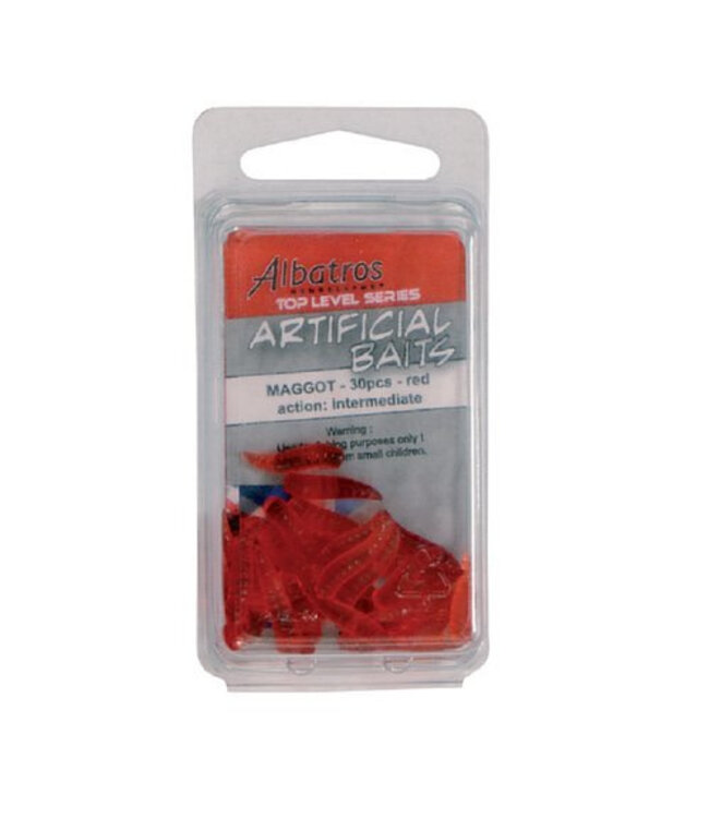 Albatros Soft Artificial Baits Maggot (30 pcs)