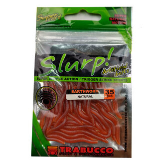 Trabucco Slurp Artificial Baits Earthworm (35 pcs)