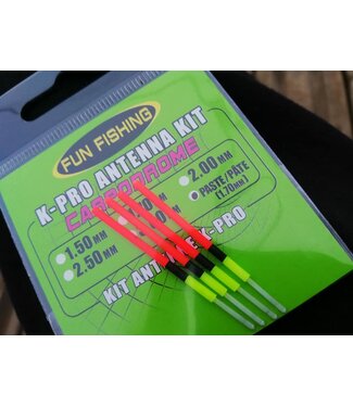 Fun Fishing K-Pro Austauschbare Antennen Kit Carpodrome (8 pcs)