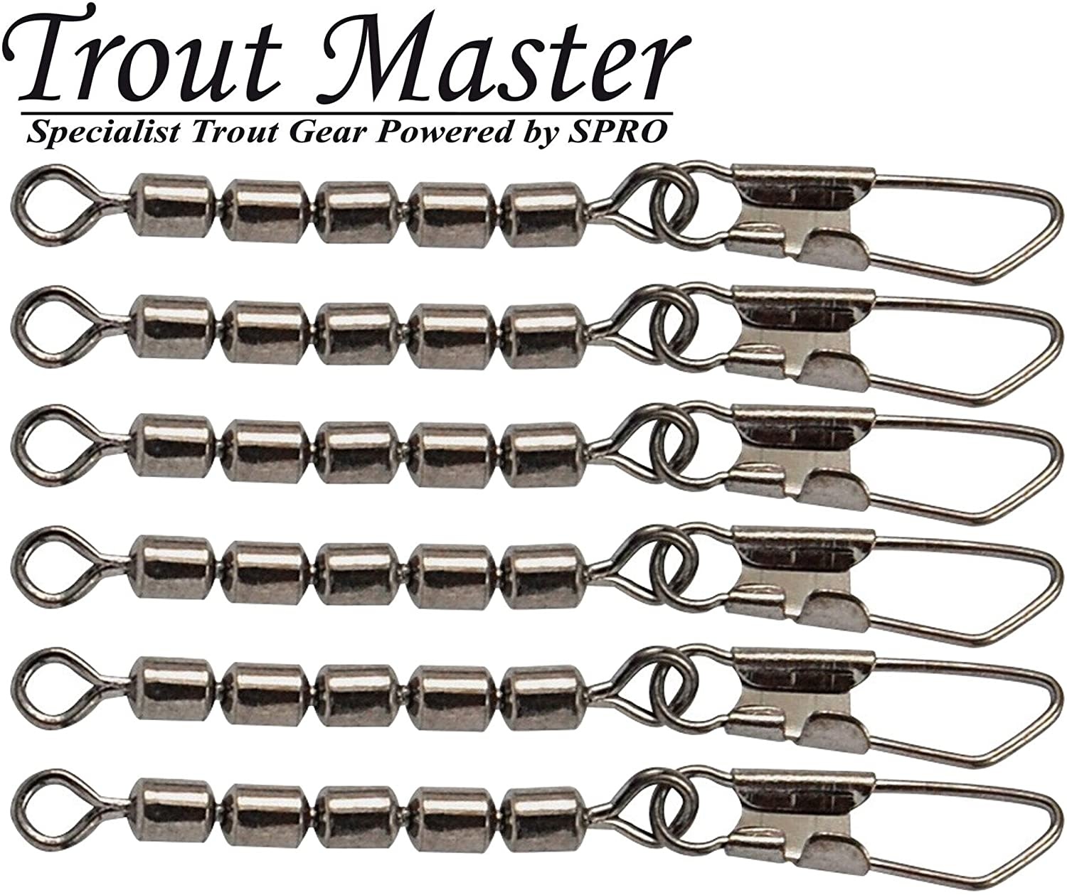 Trout Master 5 Barrel Snap Swivel (6 pcs) Reniers Fishing