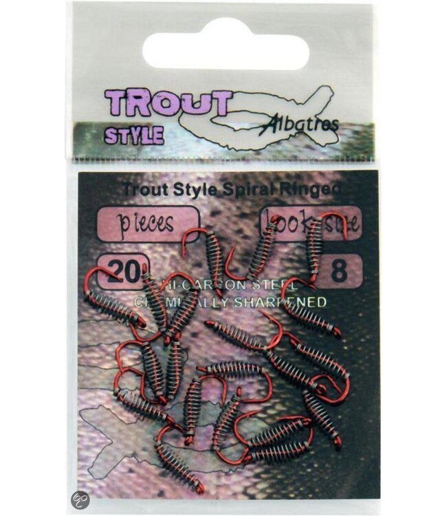 Albatros Haken Trout Style Spiral Ringed (20 pcs)