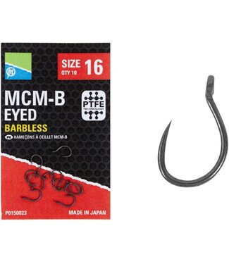 Preston MCM-B Eyed Barbless (10 pcs)