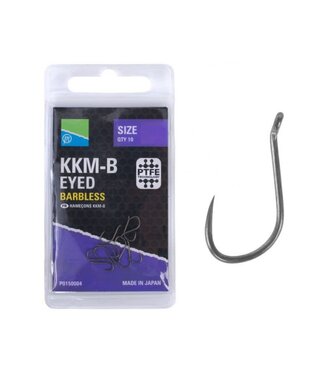 Preston KKM-B Eyed Barbless (10 pcs)