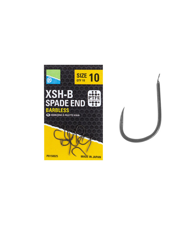 Preston XSH-B Spade End Barbless (10 pcs)