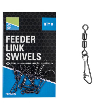 Preston Feeder Link Swivels (8 pcs)