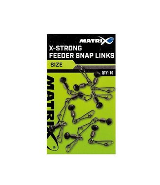 Matrix X-Strong Feeder Snap Links (10 pcs)