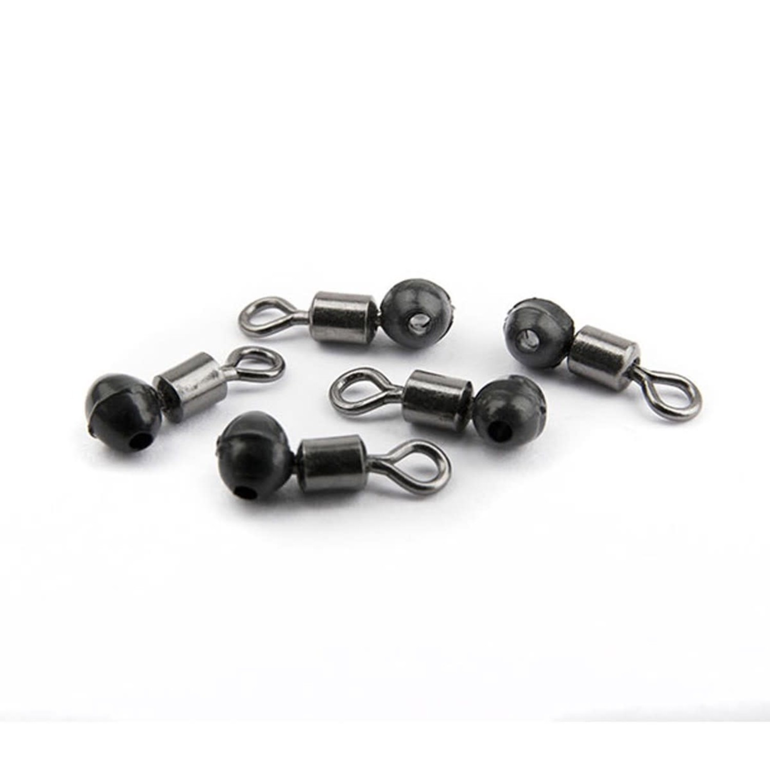 Spro Black Barrel Swivel (10 pcs) - Reniers Fishing