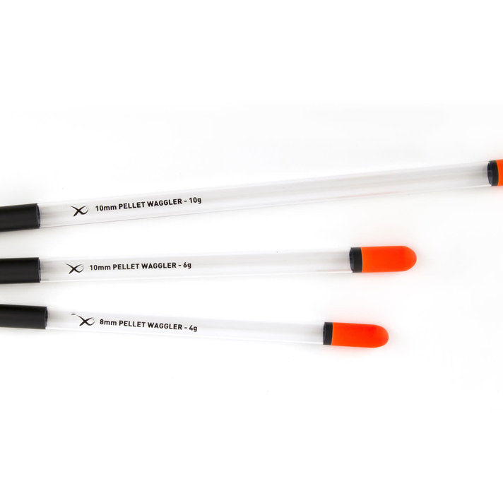 Lot De 10 Flotteurs Waggler NGT Pour Pêche En Lac - 5 Pointes Fines + 5 Pointes Larges Transparents