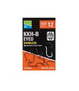 Preston KKH-B Eyed Barbless (10 pcs)