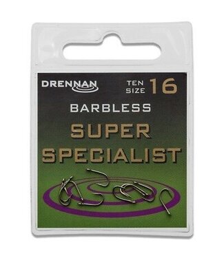 Drennan Oeillet Specimen Super Specialist Sans Ardillon (10 pcs)