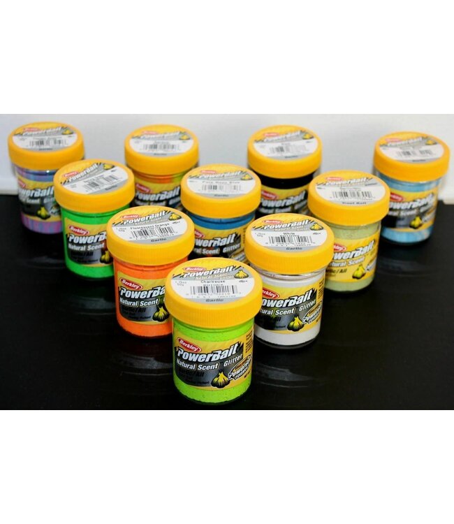 Berkley Powerbait Trout Bait Natural Scent Glitter Garlic (50 g)