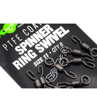 Korda PTFE Spinner Ring Swivel (8 pcs) Size 11