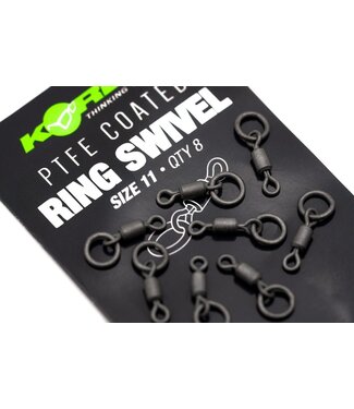 Korda PTFE Ring Swivel (8 pcs) Size 11