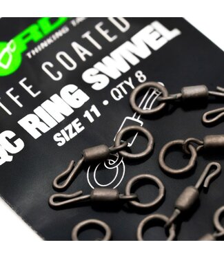 Korda PTFE QC Ring Swivel Size 11
