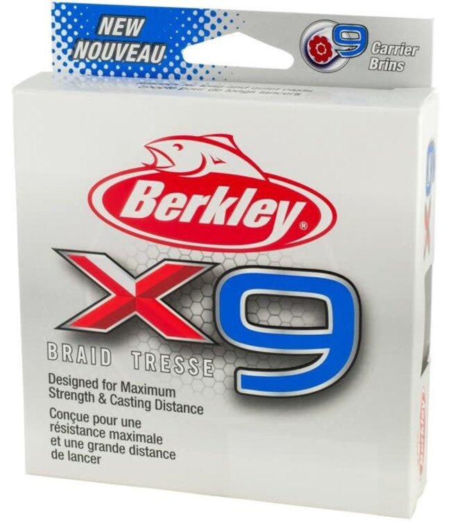 Berkley X9 Braid Tresse Green (150m) 0.06mm