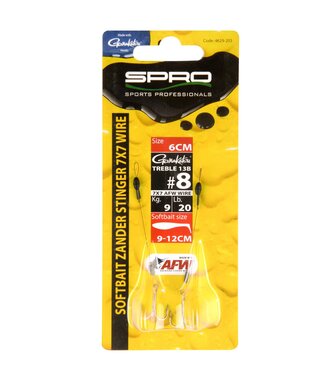 Spro Softbait Zander Stinger 7x7 Wire (9 kilo)