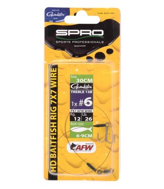 Spro Heavy Duty Baitfish Rig 7x7 Wire (30cm)