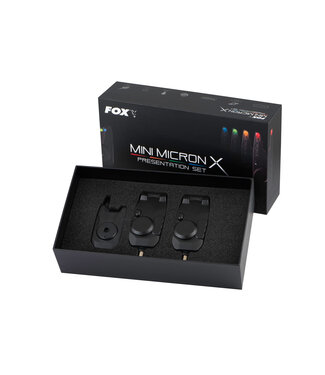 Fox Mini Micron X Presentation Set 2 Rod + Empfänger
