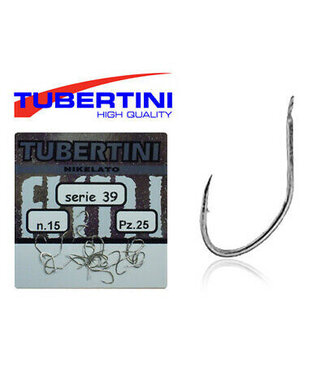 Tubertini Hameçon Nikelato Serie 39 (25pcs)