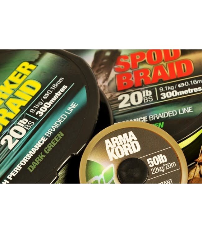Korda Spod Braid -Fluoro Green (300m) 20lb - 9.1kg - 0.16mm