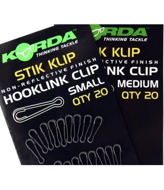 Korda Stick Clip - Hooklink Clip Medium QTY 20