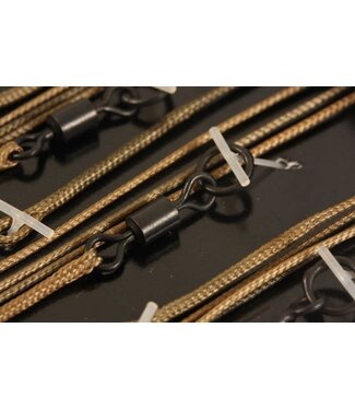 Korda Leadcore Leaders - 3x Ring Swivel (1m)