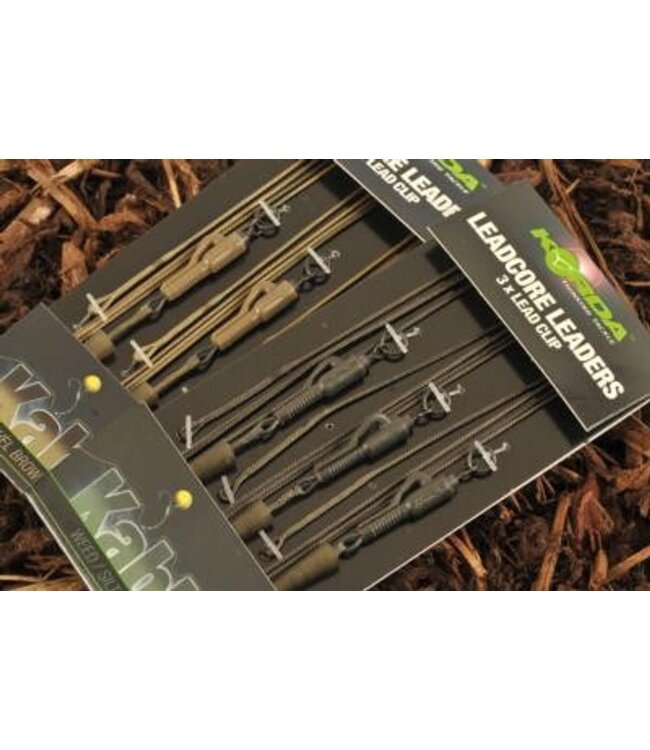 Korda Leadcore Leaders - 3x Hybrid Lead Clip (1m)