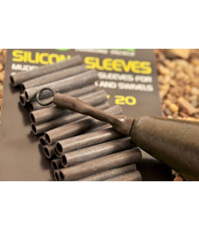 Korda Silicone Sleeves Camo Green 3mm QTY 20