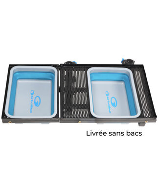 Garbolino Tisch Für 2 Futterkästen Faltbar - Desserte Laterale Sans Pieds Pour Back A Amorce Compactables