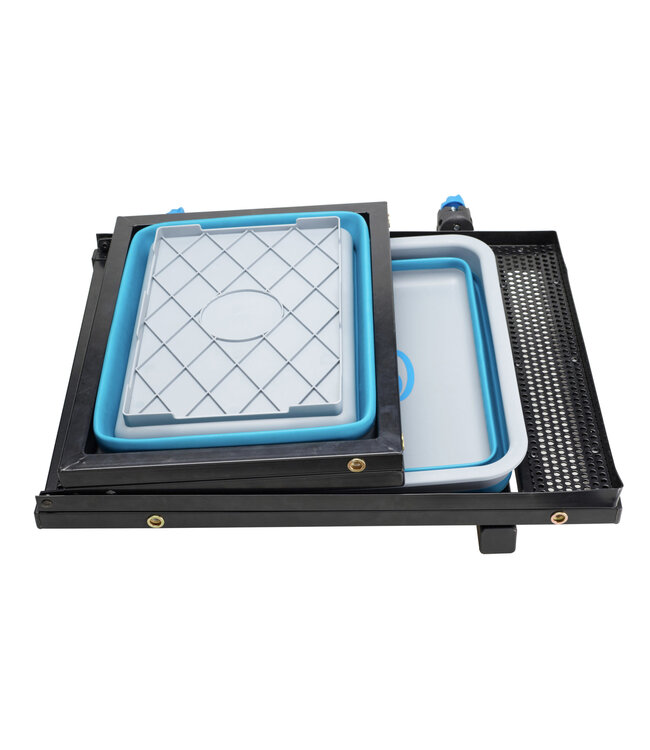 Garbolino Tisch Für 2 Futterkästen Faltbar - Desserte Laterale Sans Pieds Pour Back A Amorce Compactables
