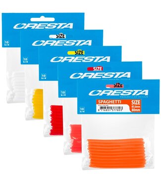 Cresta Pole-G Spaghetti 80mm dikte: 3.8mm (10 pcs)