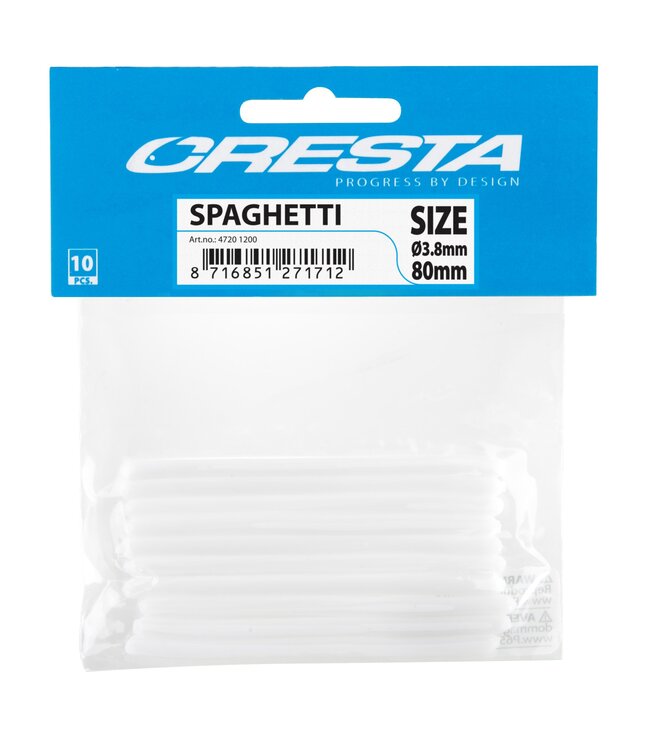 Cresta Pole-G Spaghetti 80mm dikte: 3.8mm (10 pcs)