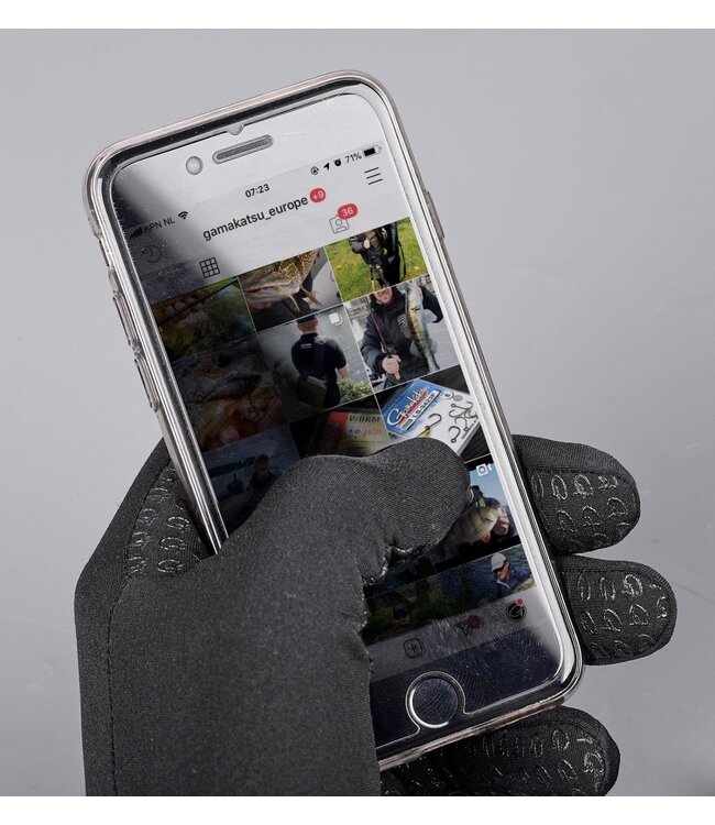 Gamakatsu G-Power Gloves With Touch Screen Index