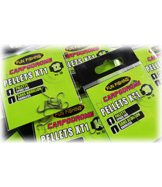 Fun Fishing Haak Pellets XT1 Palette (Spade End) Zonder Weerhaak (10 pcs)